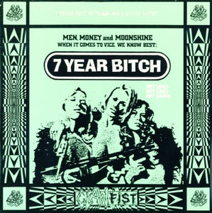 Thatcher On Acid / 7 Year Bitch : No Fuckin' War / Can We Laugh Now (7", Single, Ltd)