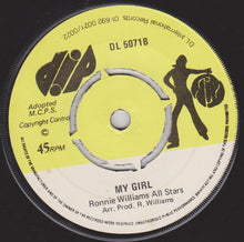 Load image into Gallery viewer, Ronnie Williams All Stars : Cecilia / My Girl (7&quot;)
