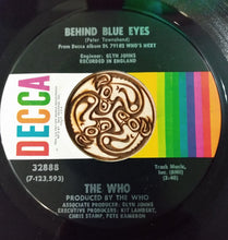 Load image into Gallery viewer, The Who : Behind Blue Eyes (7&quot;, Single, Glo)
