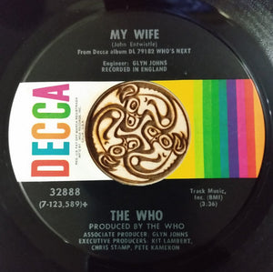 The Who : Behind Blue Eyes (7", Single, Glo)