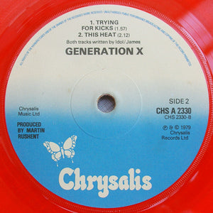 Generation X (4) : Fridays Angels (7", Red)