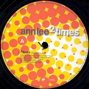 Ann Lee : 2 Times (12", Single)