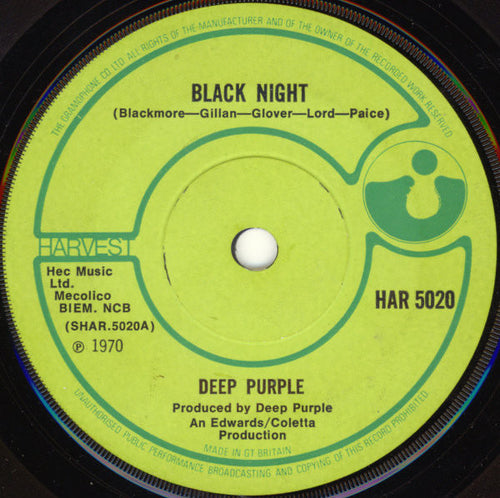 Deep Purple : Black Night (7