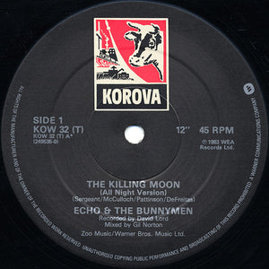 Echo & The Bunnymen : The Killing Moon (All Night Version) (12", Single)