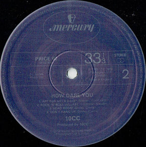 10cc : How Dare You! (LP, Album, RE)