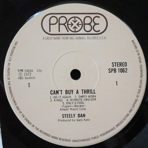 Steely Dan : Can't Buy A Thrill (LP, Album, RP)