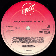 Load image into Gallery viewer, Donovan : Donovan&#39;s Greatest Hits (LP, Comp)
