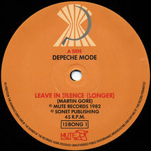 Load image into Gallery viewer, Depeche Mode : Leave In Silence (12&quot;, Single, Tex)
