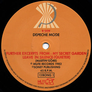 Depeche Mode : Leave In Silence (12", Single, Tex)