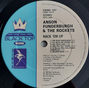 Anson Funderburgh And The Rockets* : Rack 'em Up (LP, Album)