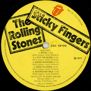 The Rolling Stones : Sticky Fingers (LP, Album, Sma)