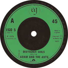 Load image into Gallery viewer, The Original Adam &amp; The Ants* : Deutscher Girls (7&quot;, Single)
