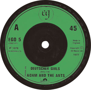 The Original Adam & The Ants* : Deutscher Girls (7", Single)