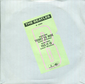 The Beatles : Ticket To Ride (7", Single, RE)