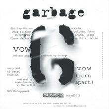 Load image into Gallery viewer, Garbage : Vow (7&quot;, Single, Ltd, Met)
