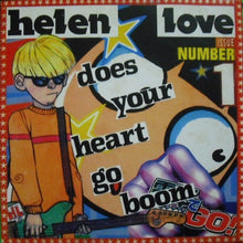 Load image into Gallery viewer, Helen Love : Does Your Heart Go Boom (7&quot;, Red)
