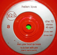 Load image into Gallery viewer, Helen Love : Does Your Heart Go Boom (7&quot;, Red)
