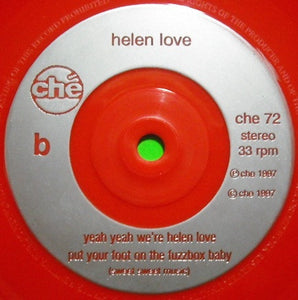 Helen Love : Does Your Heart Go Boom (7", Red)