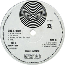 Load image into Gallery viewer, Black Sabbath : Black Sabbath (LP, Album)
