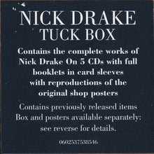 Load image into Gallery viewer, Nick Drake : Tuck Box (CD, Album, RE, RM + CD, Album, RE, RM + CD, Album,)
