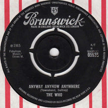 Load image into Gallery viewer, The Who : Anyway Anyhow Anywhere (7&quot;, Single)
