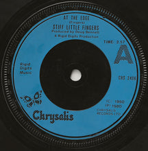 Load image into Gallery viewer, Stiff Little Fingers : At The Edge (7&quot;, Single, Blu)
