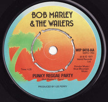 Load image into Gallery viewer, Bob Marley &amp; The Wailers : Jamming / Punky Reggae Party (7&quot;, Single)
