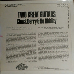 Bo Diddley / Chuck Berry : Two Great Guitars (LP, Album, Mono)