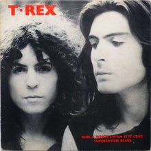 Load image into Gallery viewer, T. Rex : Ride A White Swan / Is It Love / Summertime Blues (7&quot;, Single, Card, Mus)
