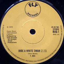 Load image into Gallery viewer, T. Rex : Ride A White Swan / Is It Love / Summertime Blues (7&quot;, Single, Card, Mus)
