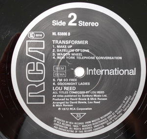 Lou Reed : Transformer (LP, Album, RE)