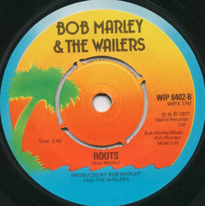 Bob Marley & The Wailers : Waiting In Vain (7", Single, No )