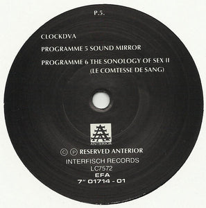 CLOCKDVA* : Sound Mirror (7", Promo)