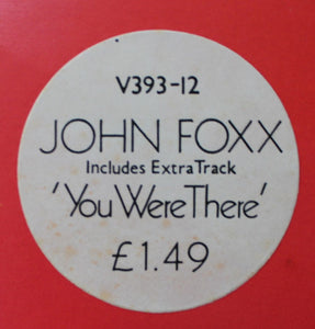 John Foxx : Europe After The Rain (12", Single)