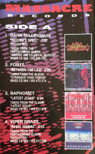 Various : Massacre Records Promo-Sampler Vol. 1  (Cass, Album, Comp, Promo)