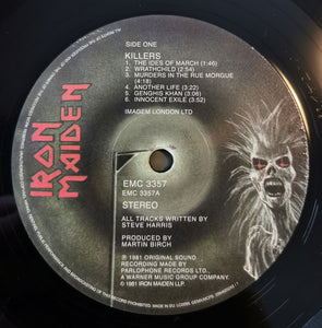 Iron Maiden : Killers (LP, Album, RE, RM, 180)