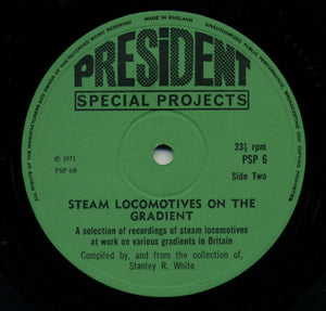 No Artist : Steam Locomotives On The Gradient (LP, Album)