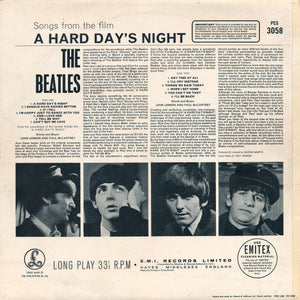 The Beatles : A Hard Day's Night (LP, Album, RE)