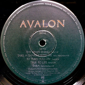 Roxy Music : Avalon (LP, Album)