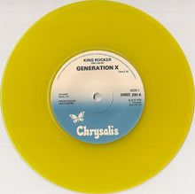 Load image into Gallery viewer, Generation X (4) : King Rocker (7&quot;, Single, Ltd, Yel)
