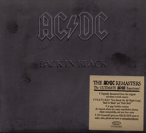 AC/DC : Back In Black (CD, Album, RE, RM, Dig)