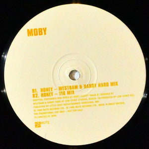 Moby : Honey (12", Single, Promo)