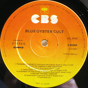 Blue Öyster Cult : Blue Öyster Cult (LP, Album, M/Print, RE)