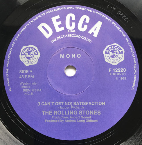 The Rolling Stones : (I Can't Get No) Satisfaction (7