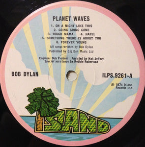 Bob Dylan : Planet Waves (LP, Album)