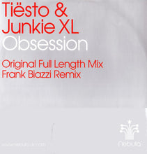 Load image into Gallery viewer, Tiësto* &amp; Junkie XL : Obsession (12&quot;)
