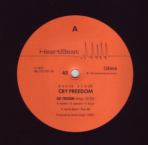 Romie Singh : Cry Freedom (12", Maxi)