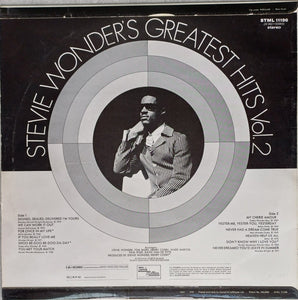 Stevie Wonder : Stevie Wonder's Greatest Hits Vol. 2 (LP, Comp)