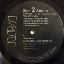 Load image into Gallery viewer, Daryl Hall &amp; John Oates : Private Eyes (LP, Album, RE)
