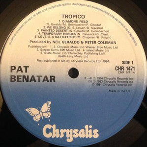 Pat Benatar : Tropico (LP, Album)